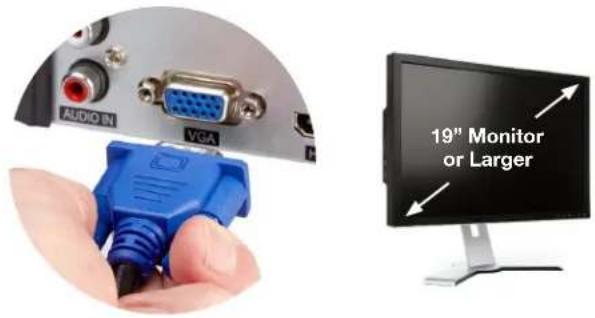 Q-See QC918 - Option B: VGA Monitor - 1