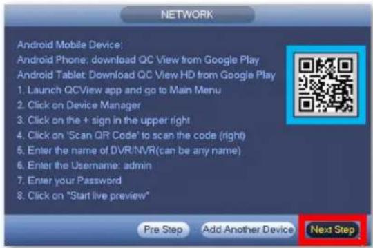 Q-See QCN8082B - Step 8: Setting Up the QC View Mobile App - 3