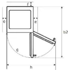 Exquisit KS16-V-H-010E - Gerätemaße in mm und Grad - 4