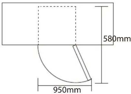 Exquisit KS17-4.1RVA+ - Space Requirement - 1