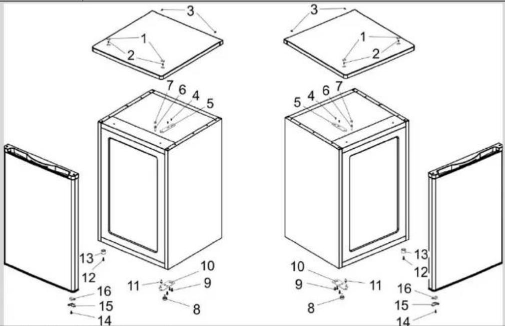 Exquisit KS85-V-090EW - Beschreibung Bild - 1