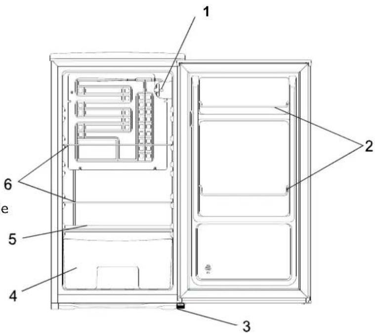 Exquisit KS85-V-090EW - Bezeichnung - 1