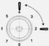 Exquisit EKGC265-40-040E - Temperatur einstellen - 1