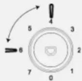 Exquisit EKGC265-40-040E - Temperatur einstellen - 3