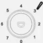 Exquisit EKGC265-40-040E - Setting the temperature - 2