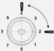 Exquisit EKGC265-40-040E - Setting the temperature - 1