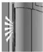 Exquisit EKGC265-40-040E - Replacing the appliance door seal - 2