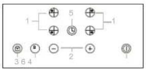Exquisit EKI801-2 - Top View - 2