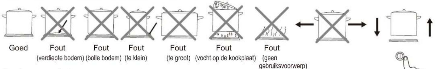 Exquisit EKI801-2 - Het kiezen van het juiste kookgerei - 1