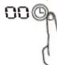 Exquisit EKI801-2 - Setting the timer to turn one cooking zone off - 5