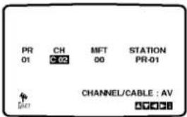 PR 01 CH C 02 MFT 00 STATION PR-01 CHANNEL/CABLE : AV SP SP SP