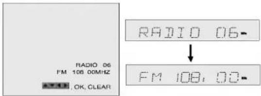 RADIO 06 FM 108.00MHz OK, CLEAR RADIO 06- ↓ FM 108, 00-