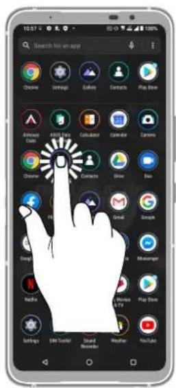 10:57 Search for an app Chrome Settings Gallery Search Play Store Android Colors ASML Bars Cabbage Bars Gamma Bars Chrome Contacts Drawn Bus Google Deep Mobile Messenger India Windows TV Play Store Ships BPM Tablets Stand Buttons About YouTube