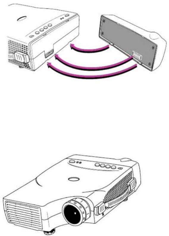 3M MP7630 - Das optionale Videomodul an den MP7630 montieren - 1