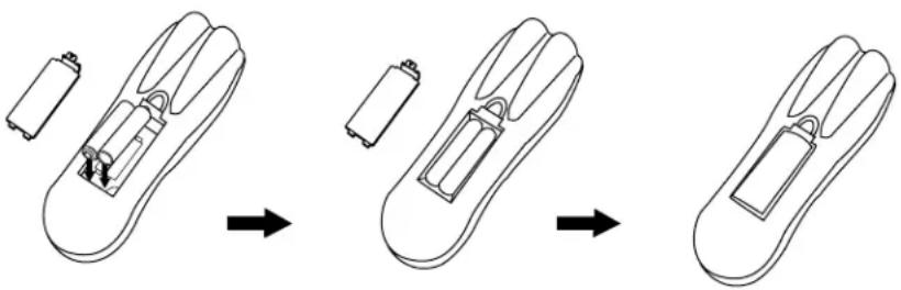3M MP7630 - Batterien einsetzen oder ersetzen - 1