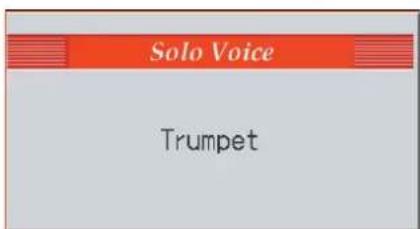 ROLAND AT-900C - Drücken Sie den Solo [Trumpet]-Taster (die Anzeige leuchtet). - 1