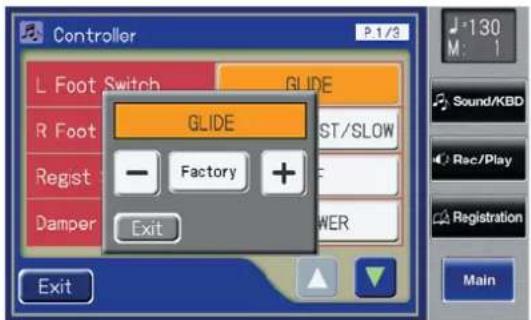 ROLAND AT-900C - Sub-Fenster zum Einstellen von Parameterwerten - 2