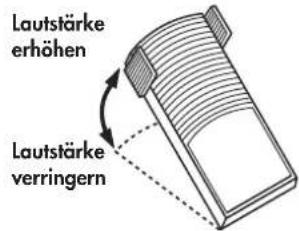 Lautstärke erhöhen Lautstärke verringern
