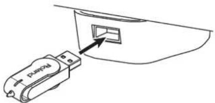 ROLAND AT-900C - Schließen Sie den USB-Speicher an den External Memory-Anschluss an. - 1