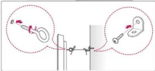 Diagram illustrating how to tie a knot using a spring, showing correct and incorrect states with magnified insets.