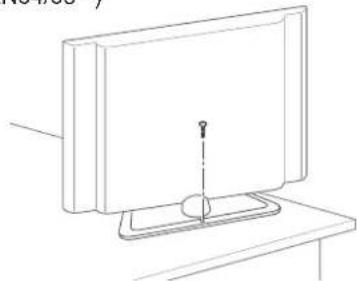 LG 32LN536B - Прицврстување на телевизорот на маса - 1