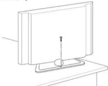 LG 32LN536B - Fixarea televizorului de o masă - 1