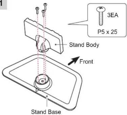 3EA P5 x 25 Stand Body Front Stand Base