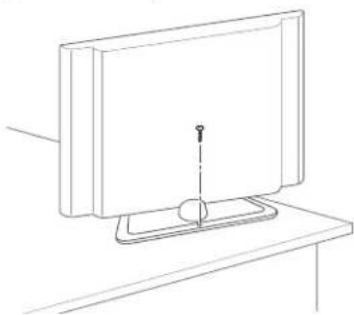 LG 32LN536B - Закрепление телевизора на столе - 1