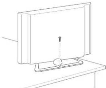 LG 32LN536B - Televizoriaus tvirtinimas prie stalo - 1