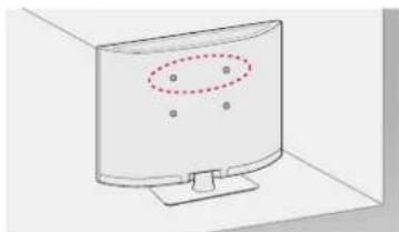 LG 32LN536B - Застопоряване на телевизора към стена - 1