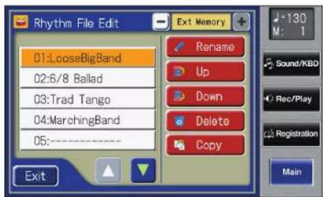 ROLAND AT-500 - Kopieren von Rhythmen eines USB-Speichers in den User-Speicher - 3