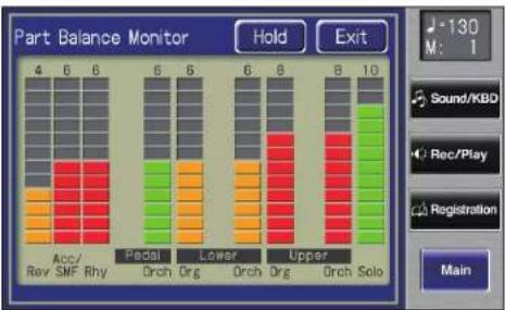 ROLAND AT-500 - Verändern Sie die Lautstärke eines Parts mit den jeweiligen Level [▲] und [▼]-Tastern. - 1