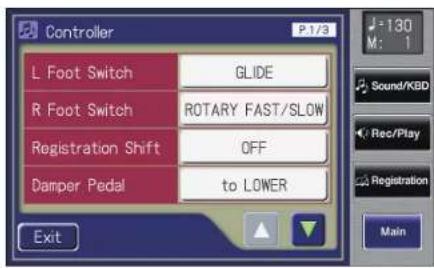 ROLAND AT-500 - Einstellen der Fußschalter-Funktionen - 1