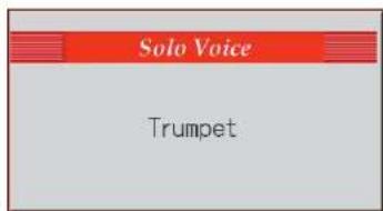 ROLAND AT-500 - Drücken Sie den Solo [Trumpet]-Taster (die Anzeige leuchtet). - 1
