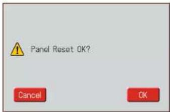 Panel Reset OK? Cancel OK