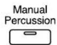 ROLAND AT-500 - Spielen von Percussion-Klängen im linken Bereich des unteren Manuals (Manual Percussion) - 1