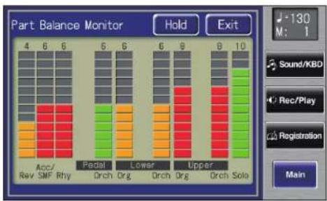 ROLAND AT-500 - Stellen Sie mit den Reverb [▲] [▼]-Tastern die gewünschte Hall-Lautstärke ein. - 1