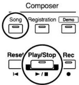 ROLAND AT-500 - Abspielen aller Songs nacheinander - 1