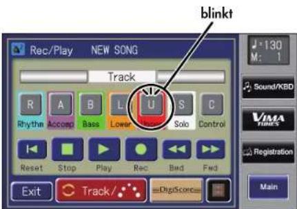 ROLAND AT-500 - Berühren Sie im Rec/Play-Display . - 1