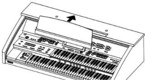 ROLAND AT-500 - Anbringen des Notenständers - 2