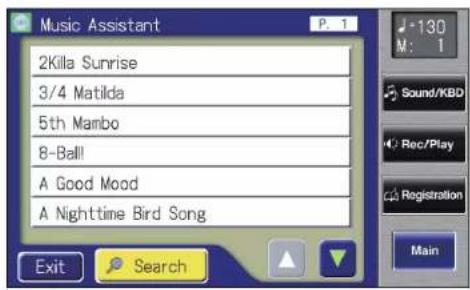 ROLAND AT-500 - Die Music Assistant Search-Funktion - 4