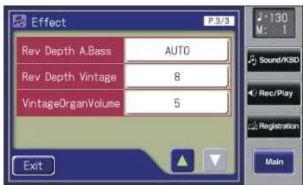 Effect Rev Depth A.Bass AUTO Rev Depth Vintage 8 VintageOrganVolume 5 Exit