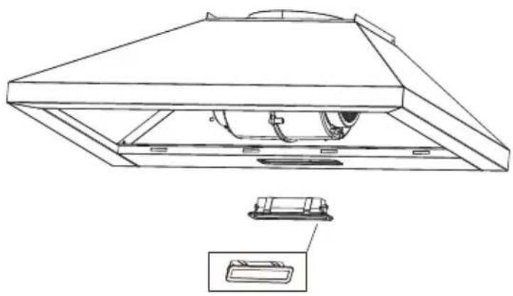 Exquisit KH62-3INOX - For rectangular LED : - 1