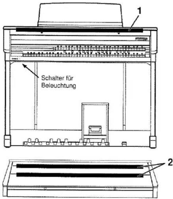 1 Schalter für Beleuchtung 2