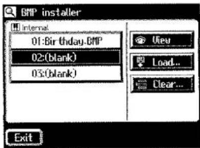 ROLAND AT-90S - Berühren Sie <01>-<03>, um den Ziel-Speicherbereich für die Graphik-Datei zu bestimmen. - 1