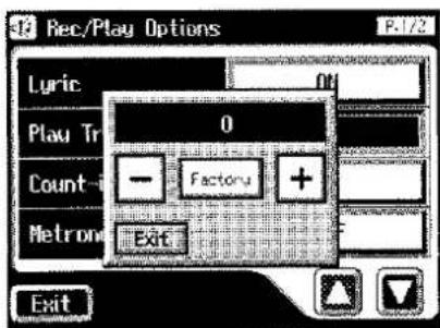 ROLAND AT-90S - ■ Verändern der Tonart des Song-Playbacks (Playback Transpose) - 2