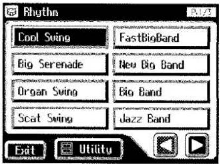 Rhythm Cool Swing Big Serenade Organ Swing Scat Swing FastBigBand New Big Band Big Band Jazz Band Exit Utility