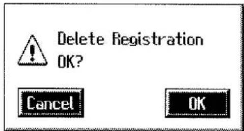 ROLAND AT-90S - Löschen eines Registration-Sets auf der Diskette - 3