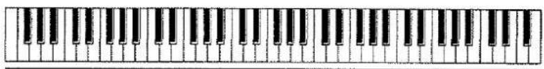 ROLAND AT-90S - Spielen der Schlagzeug-Klänge oder Soundeffekte auf dem gesamten unteren Manual - 1