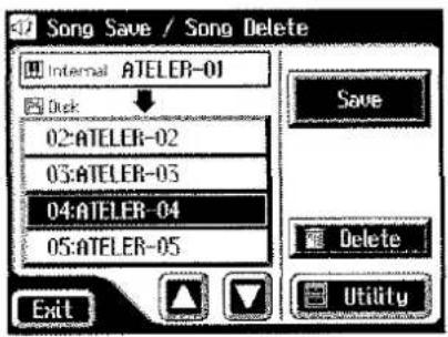 ROLAND AT-90S - Löschen von Daten einer Diskette - 1